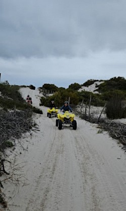 Quadbiking with friends and families with us