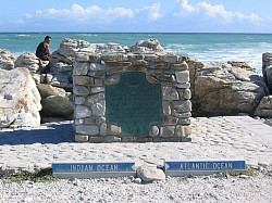 Indian and Atlantic Ocean